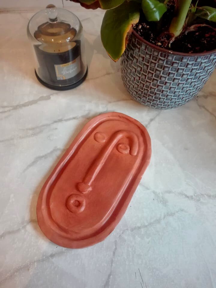 Plateau Décoratif Visage