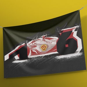 Flag Formula 1 | Charles Leclerc | Scuderia Ferrari | Custom Made Personalized Flag | Individual Design | High-quality | Different Sizes