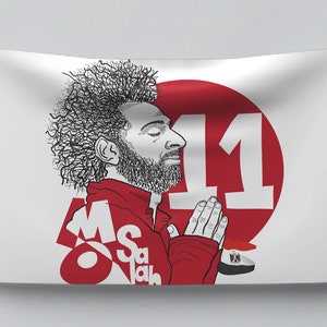 Flag Mo Salah LFC | Football | Premier League | Individual Design | High-Quality Materials | Different Sizes