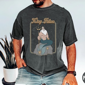 King Triton The Little Mermaid Vintage Shirt Great Gift Ideas For Men Women