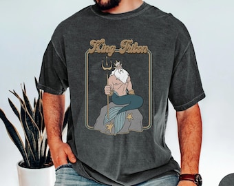 King Triton The Little Mermaid Vintage Shirt Great Gift Ideas For Men Women