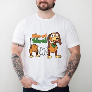 Abs Of Steel Slinky Dog Shirt, Toy Story T-Shirt, Funny Dash Dog, Disney Family Vacation, Disneyland Trip Bild 2
