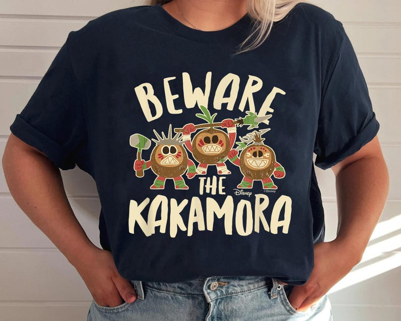 Camiseta "Cuidado con Kakamora", camiseta "Pirata del Coco Kakamora", camiseta de Moana, Animal Kingdom, Disneyworld, viaje a Disneyland imagen 3