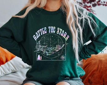 Vintage Rattle The Stars Rainbow Neon Shirt, Treasure Planet T-shirt, Disney Family Vacation, Disneyland Trip