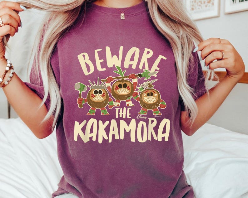 Camiseta "Cuidado con Kakamora", camiseta "Pirata del Coco Kakamora", camiseta de Moana, Animal Kingdom, Disneyworld, viaje a Disneyland imagen 4