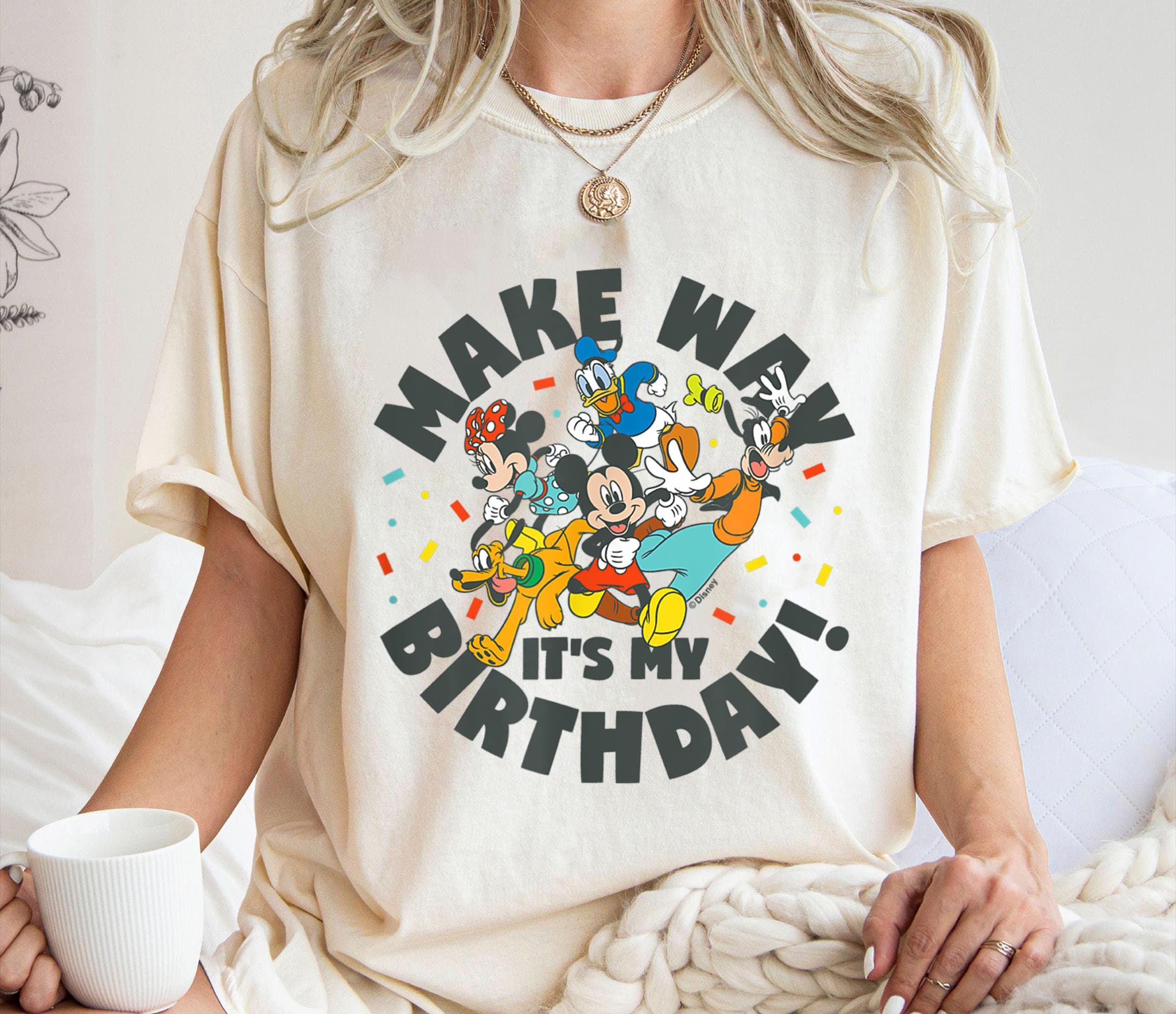 WCJ Disney / HAPPY BIRTHDAY TEE（ミッキ Disney / HAPPY BIRTHDAY TEE(ミッキー)【WCJ-TD-005BLU