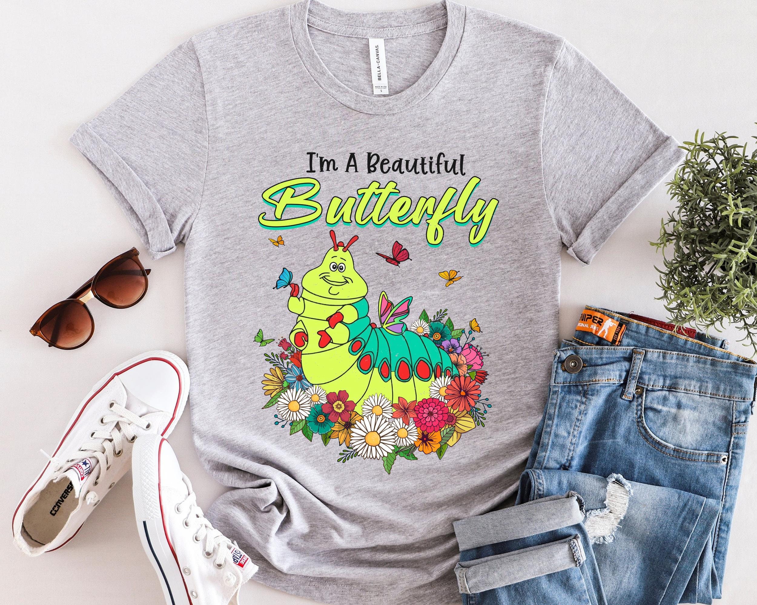 I'm A Beautiful Butterfly Shirt, Cute Caterpillar Heimlich T