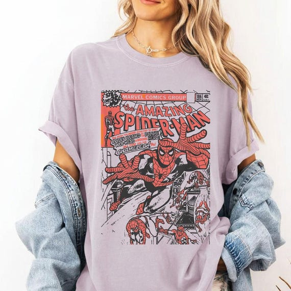 Vintage Spider-man Amazing Comic Shirt, Marvel Avengers Spiderman