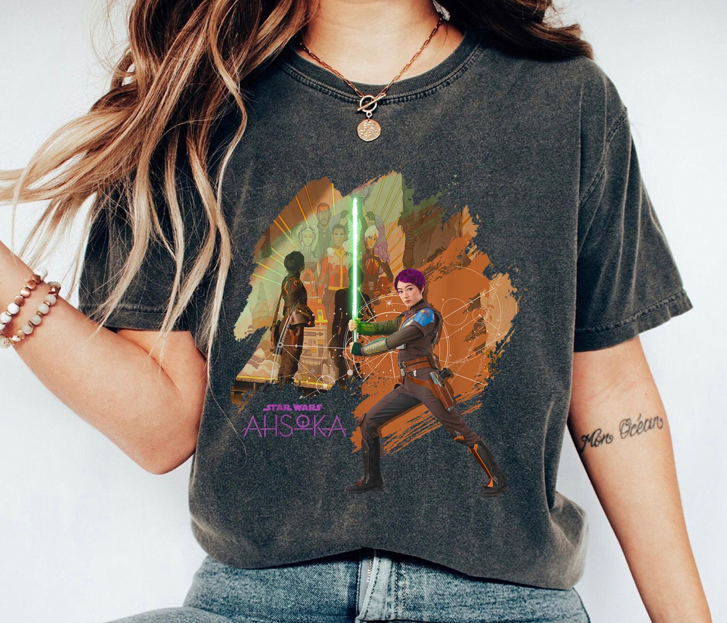 Gearhumans 3D Sabine Wren From Star Wars Rebels Custom Tshirt Hoodie  Appparel