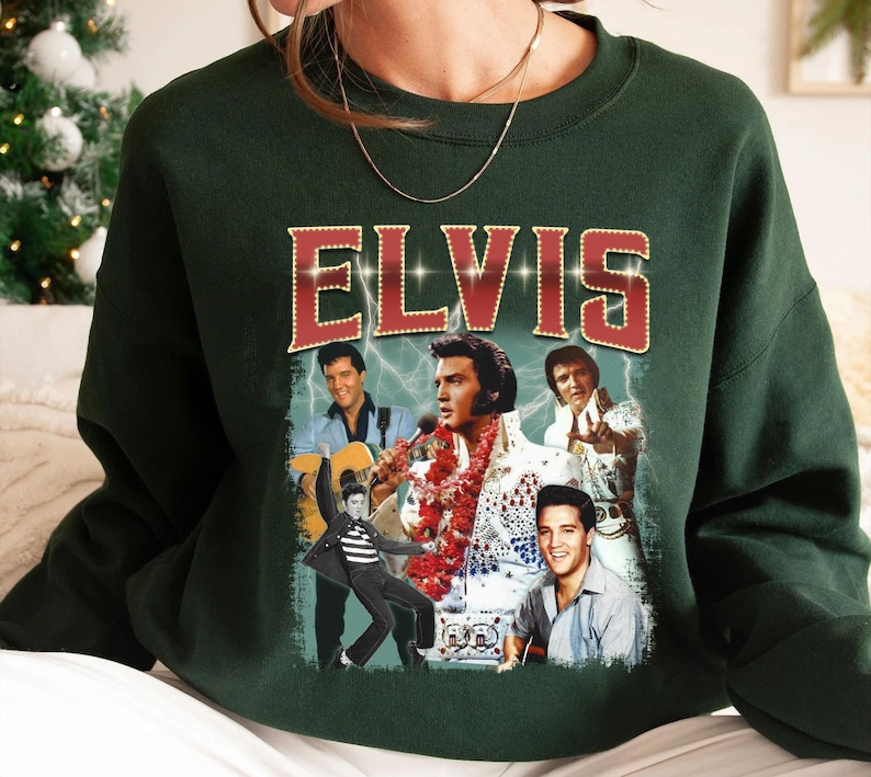 Camiseta vintage de Elvis de los 90, camiseta del Rey del Rock, camiseta de Elvis Presley, regalo de música rock and roll para fans. imagen 3