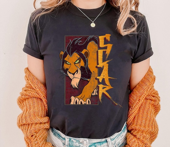 Scar Shirt, the Lion King T-shirt, Disney Villains Tee, Family