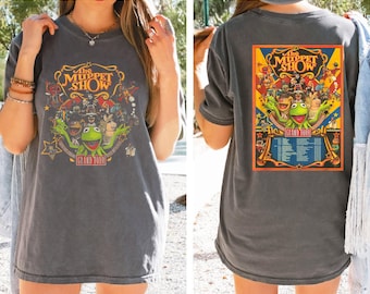 Camiseta Grand Tour de Los Muppets, camiseta retro de Los Muppets, vacaciones familiares en Disney, viaje a Disneyland