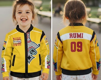 Chaqueta de béisbol unisex para niños y jóvenes, con nombre y edad personalizados. Chaqueta de béisbol universitaria unisex para adultos.