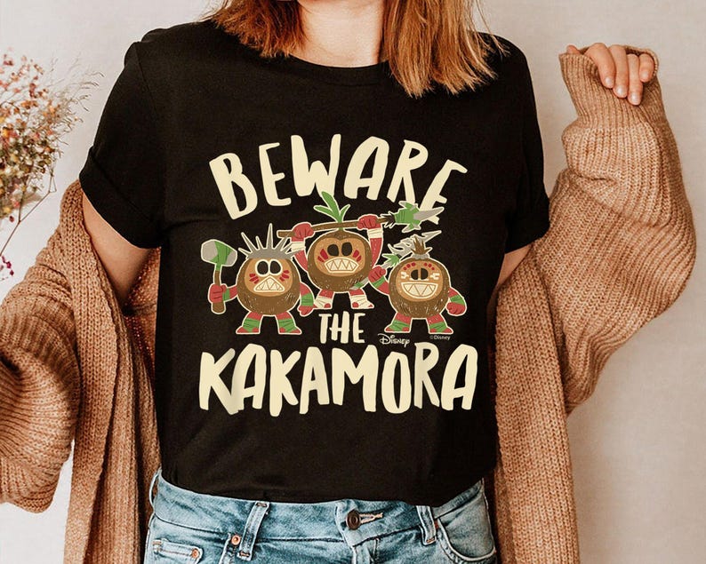 Camiseta "Cuidado con Kakamora", camiseta "Pirata del Coco Kakamora", camiseta de Moana, Animal Kingdom, Disneyworld, viaje a Disneyland imagen 2