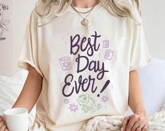 Best Day Ever! Pascal Portrait Shirt, Tangled T-Shirt, Rapunzel Princess Tee, Disney Family Vacation, Disneyland Trip