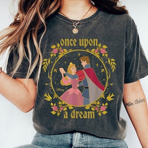 Once Upon A Dream Shirt, Princess Aurora T-shirt, Sleeping Beauty Tee, Disney Family Vacation, Disneyland Trip image 1