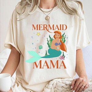 The Little Mermaid Mama Shirt, Queen Athena Shirt, The Little Mermaid T-Shirt, Ariel Princess Mom, Mother's Day Gift Ideas For Mom Mama Bild 2