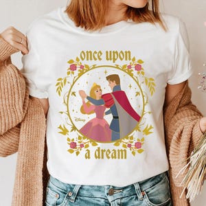 Once Upon A Dream Shirt, Princess Aurora T-shirt, Sleeping Beauty Tee, Disney Family Vacation, Disneyland Trip image 4