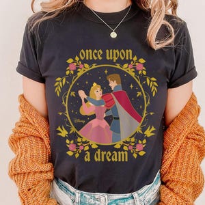 Once Upon A Dream Shirt, Princess Aurora T-shirt, Sleeping Beauty Tee, Disney Family Vacation, Disneyland Trip image 3