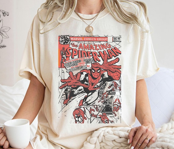 Vintage Spider-man Amazing Comic Shirt, Marvel Avengers Spiderman