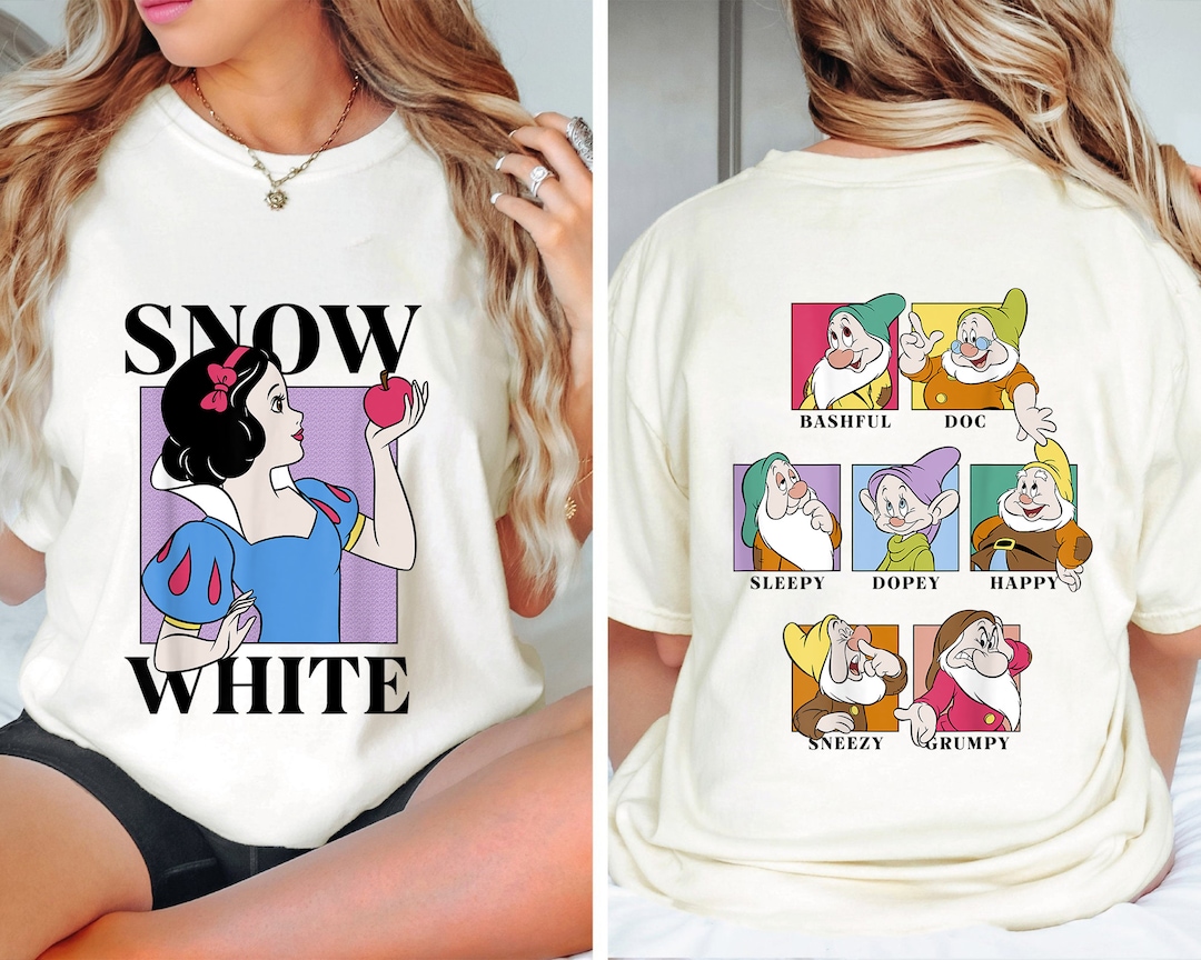 Snow White and the Seven Dwarfs Shirt, Disney Princess T-shirt, Family ...