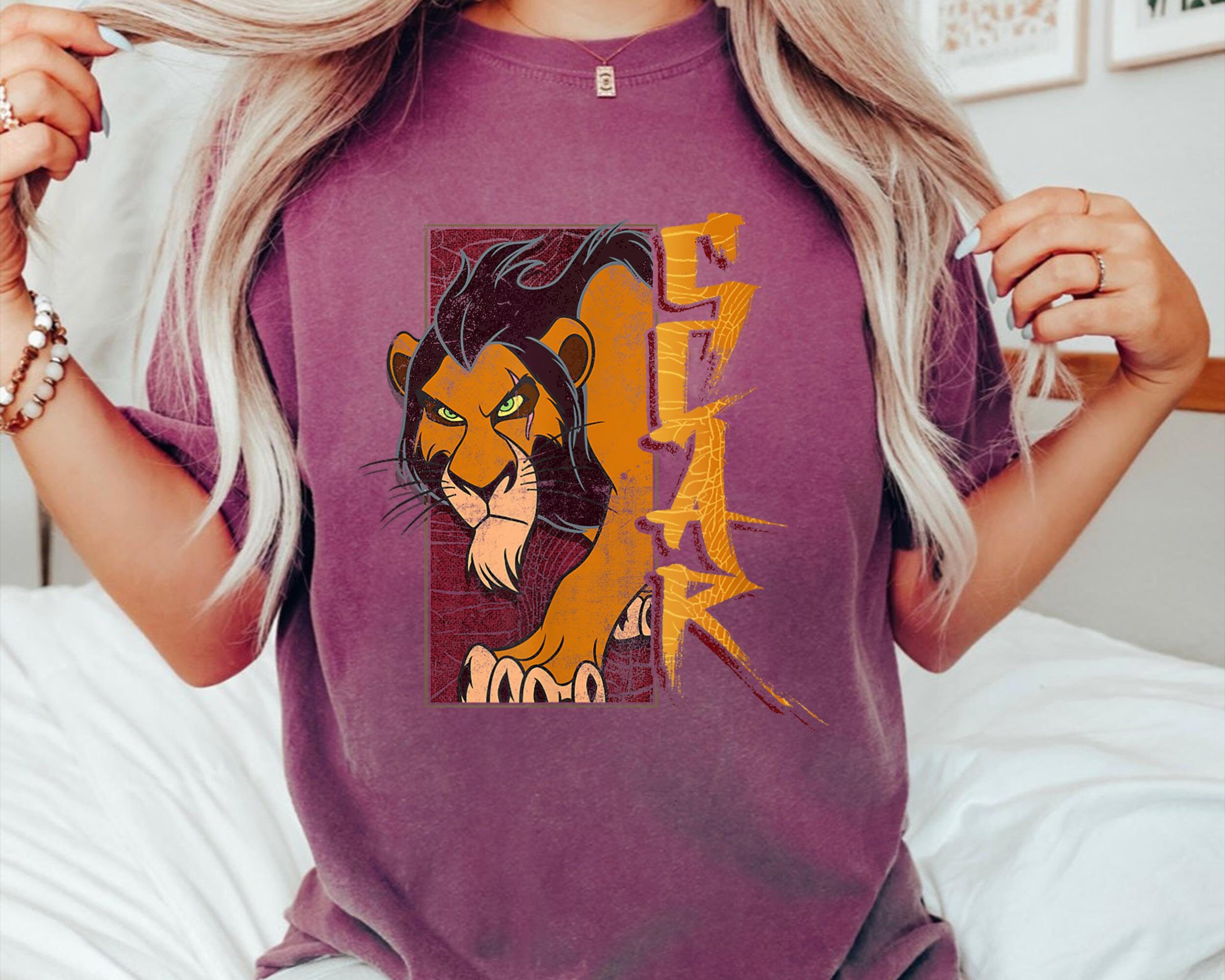 Disney The Lion King Scar Tシャツ ディズニー ライオンキング Disney ディズニー ☆ ライオンキング スカー Tシャツ (Disney/T