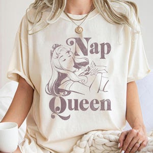 Aurora Shirt, Nap Queen T-shirt, Sleeping Beauty Shirt, Princess Aurora Shirt, Disney Princess, Disneyland Vacation, Disneyworld Trip 2023 画像 1