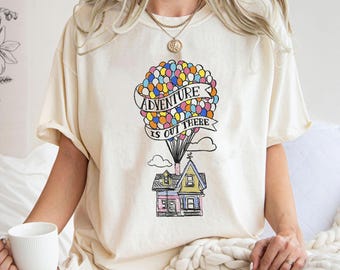 Flying House Shirt, Adventure Is Out There T-Shirt, Up Movie Tee, Disney Family Vacation, Disneyland Trip