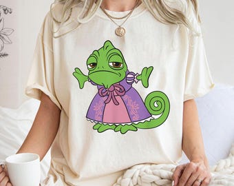 Cute Pascal Dressed Up Portrait Shirt, Rapunzel Pascal T-shirt, Tangled Tee, Family Vacation Matching Trip