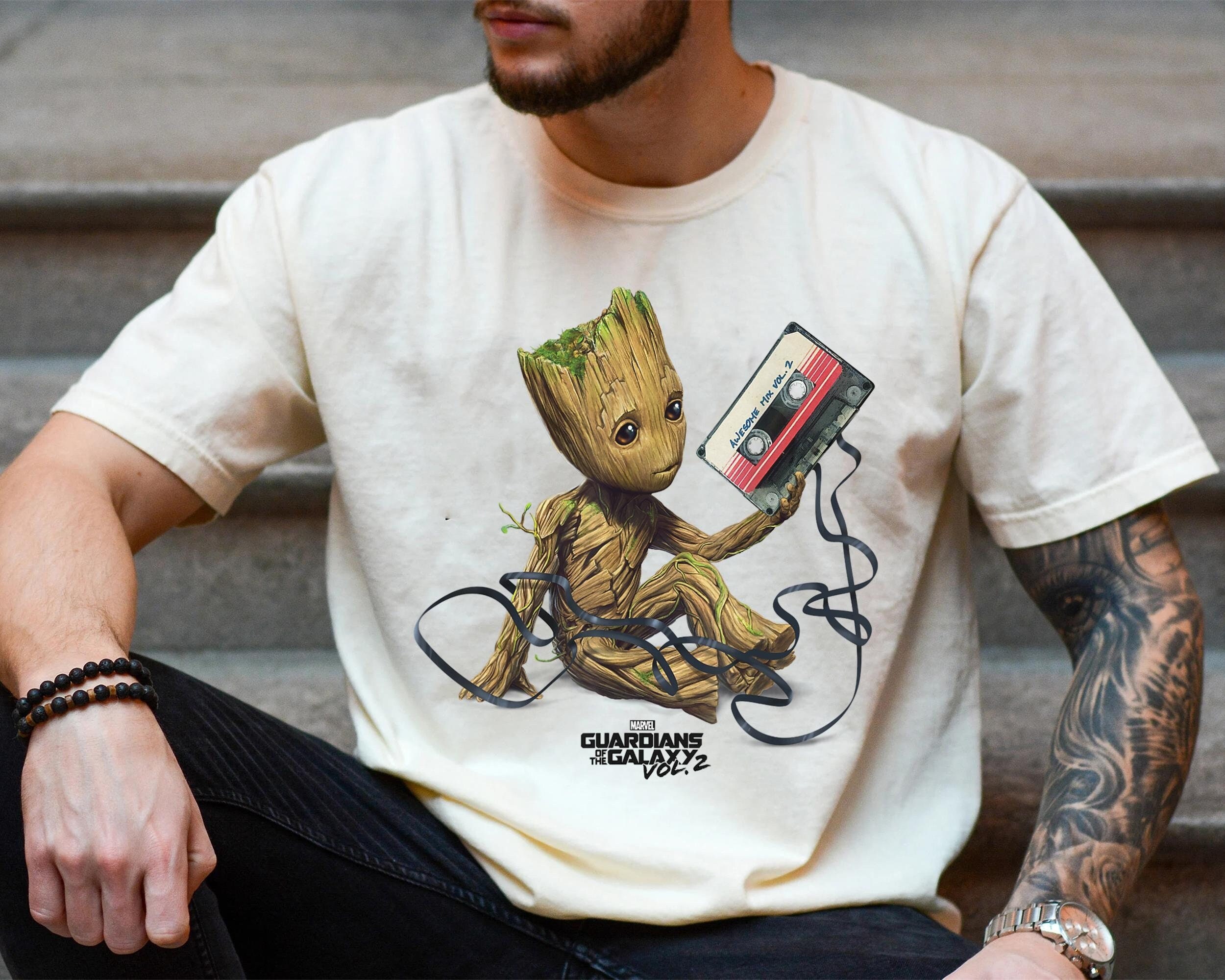 Guardians Of The Galaxy T-Shirt, Groot Meditation