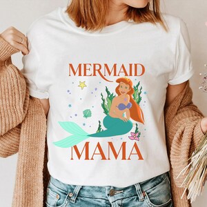 The Little Mermaid Mama Shirt, Queen Athena Shirt, The Little Mermaid T-Shirt, Ariel Princess Mom, Mother's Day Gift Ideas For Mom Mama Bild 5