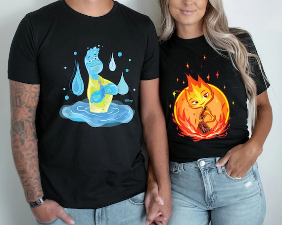 Custom Wade Ripple and Ember Badge Shirts, Elemental Tees Custom Wade Ripple and Ember Badge Shirts, Elemental Tees