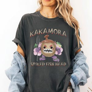 Moana Kakamora Spiked Fish Head Shirt, Kakamora Coconut Pirates T-shirt, Disney Cruise Shirt, Tropical Coconut Monster Graphic Tee