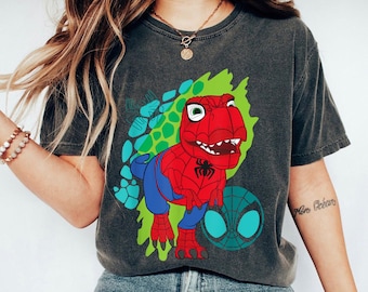 Spider-Rex Shirt, Spidey And His Amazing Friends Tee, Disney Family Vacation, Disneyland Trip