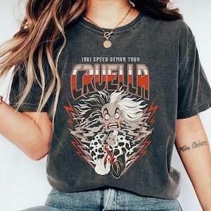 Cruella De Vil 1961 Tour T-Shirt, Villains Tee