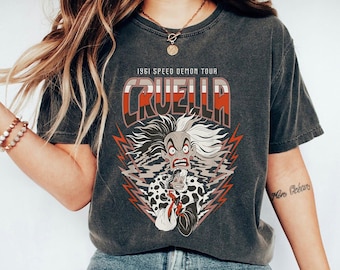 Cruella De Vil 1961 Tour T-Shirt, Villains Tee