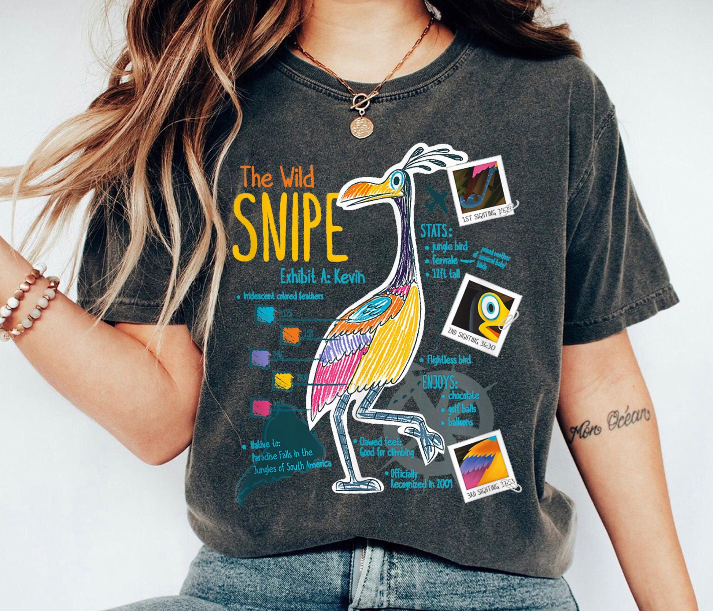 Kevin the Wild Snipe Shirt, up Movie Tee, Disney Family Vacation 