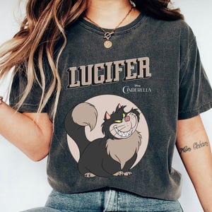 Lucifer Cat Shirt, Cinderella T-shirt, Disney Cats Tee, Family Vacation, Disneyland Trip