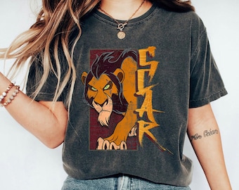 Scar Shirt, The Lion King T-shirt, Disney Villains Tee, Family Vacation, Disneyland Trip