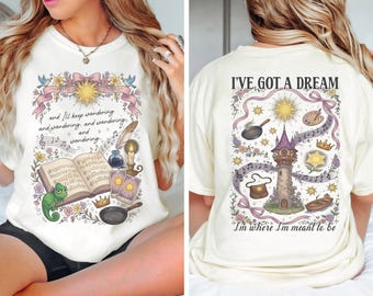 Vintage I’ve Got A Dream Shirt, Disney Tangled Rapunzel Shirt, Princess Rapunzel Pascal, Disney Tangled Floral, Lost Princess Tee