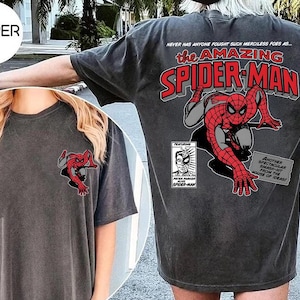Vintage The Amazing Spider-Man Shirt, MCU Fans Marvel Shirt, Superhero Shirt, Spider Man T-Shirt, Spider Kids Tee 画像 4