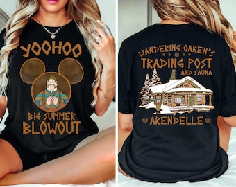 Vintage Wandering Oaken's Trading Post Shirt, Frozen Elsa And Anna Shirt, Yoohoo Big Summer Blowout Shirt, Arendelle Trading Post & Sauna