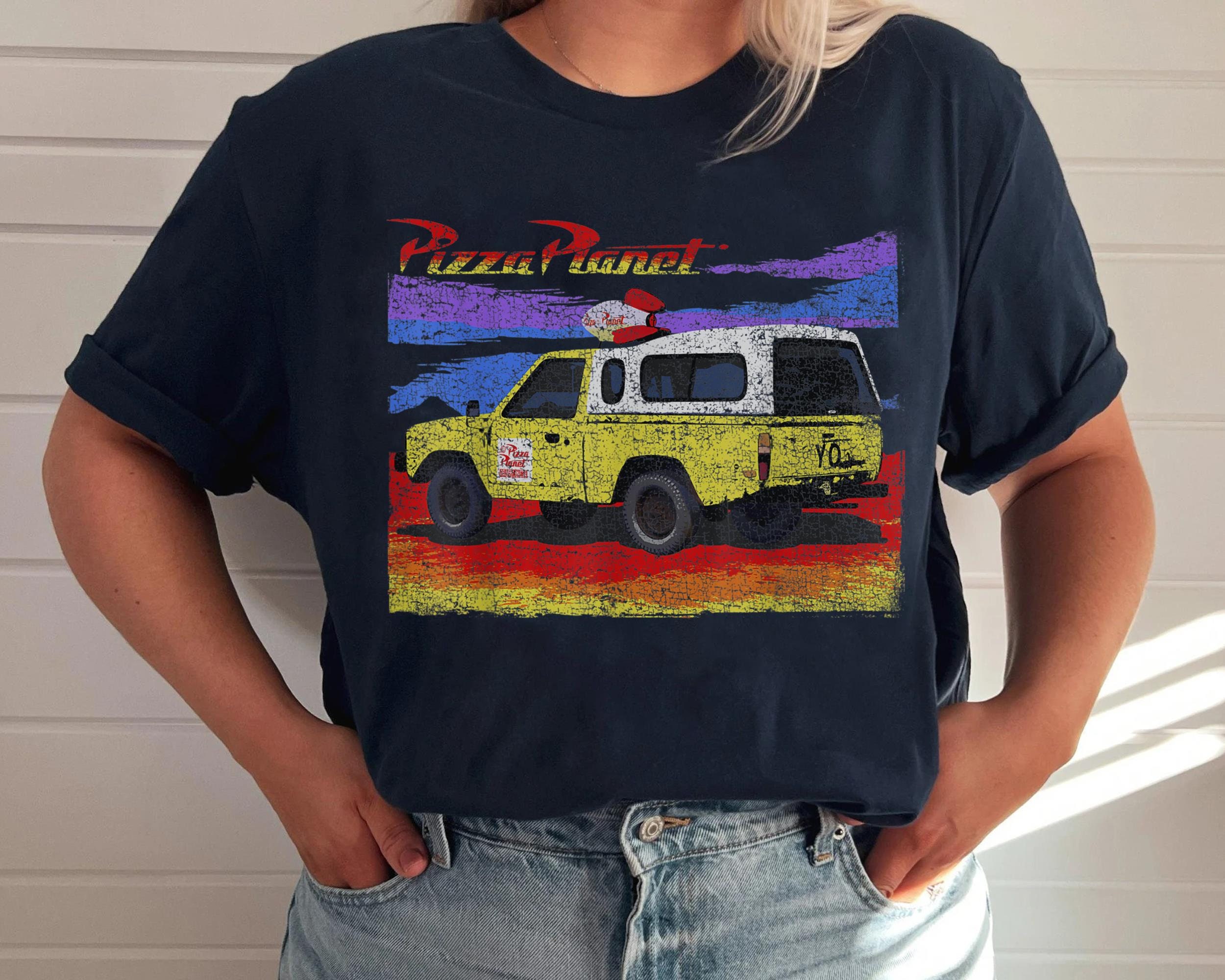 Pizza Truck Distressed Shirt Magic Kingdom Toy Story Etsy