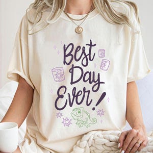 Best Day Ever! Pascal Portrait Shirt, Tangled T-Shirt, Rapunzel Princess Tee, Family Vacation Trip