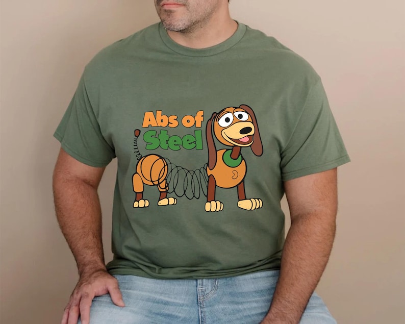 Abs Of Steel Slinky Dog Shirt, Toy Story T-Shirt, Funny Dash Dog, Disney Family Vacation, Disneyland Trip Bild 4