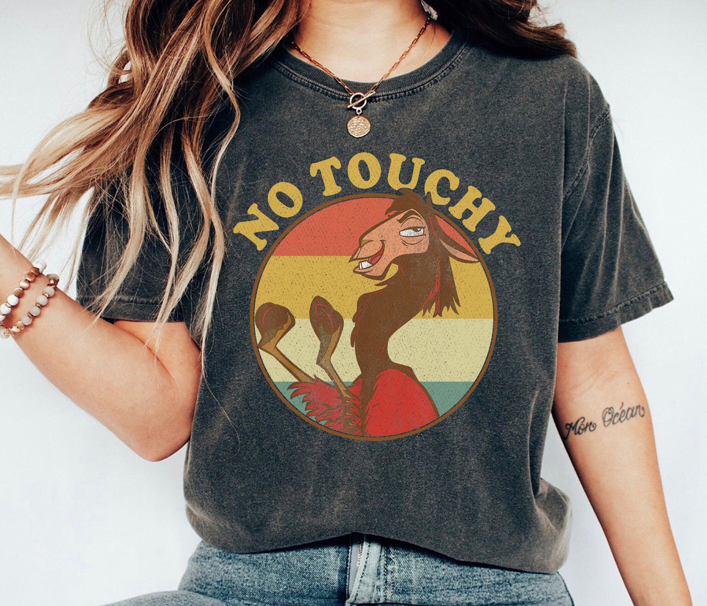 Retro Emperor's New Groove Shirt, Kuzco Llama No Touchy Vintage Shirt ...