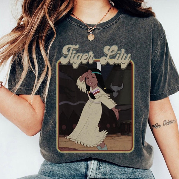 Tiger Lily Vintage Y2K Style Shirt, Peter Pan T-shirt, Magic Kingdom, Disney Family Vacation, Disneyland Trip