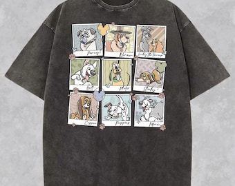 Vintage Dogs Polaroid Shirt, Pluto Lady Slinky Bolt Tee, Life is Better With Dogs T-shirt, Dog Mom Shirt, Family Dogs Lover Gifts