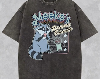 Meeko Raccoon Biscuit Shirt, Pocahontas Meeko T-shirt, Meeko Raccoon Tee, Funny Snack Tee, Cute Raccoon Lover Gift