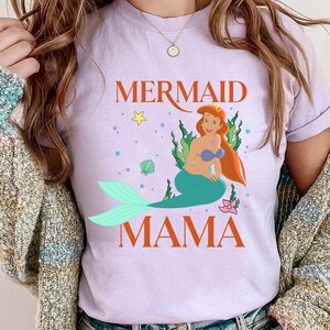 The Little Mermaid Mama Shirt, Queen Athena Shirt, The Little Mermaid T-Shirt, Ariel Princess Mom, Mother's Day Gift Ideas For Mom Mama Bild 4
